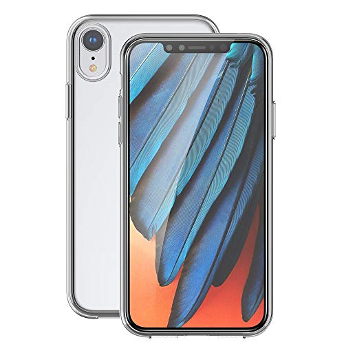 König Design Handyhülle Kompatibel mit Apple iPhone XR durchsichtige Schutz-Hülle Transparent Silikon Slim Case Plastik Cover durchsichtig von König Design