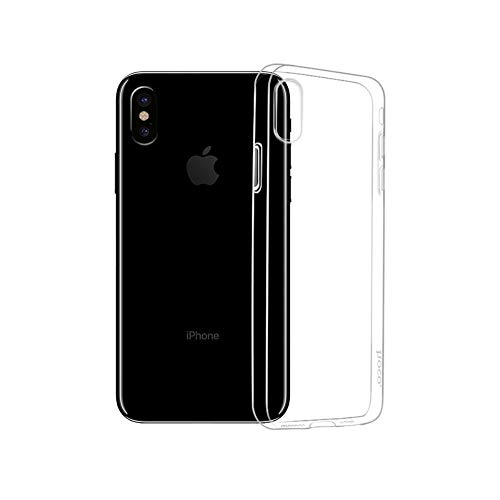 König Design Handyhülle Kompatibel mit Apple iPhone XS Max durchsichtige Schutz-Hülle Transparent Silikon Slim Case Plastik Cover durchsichtig von König Design