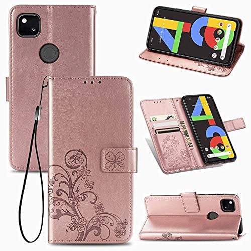 König Design Handyhülle Kompatibel mit Google Pixel 4A | Rosa | Schutz-Hülle | Klapphülle mit Kartenfach König Design Handyhülle Kompatibel mit Google Pixel 4A | Rosa | Schutz-Hülle | Klapphülle mit Kartenfach von König Design