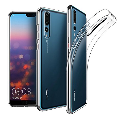 König Design Handyhülle Kompatibel mit Huawei P20 Pro durchsichtige Schutz-Hülle Transparent Silikon Slim Case Plastik Cover durchsichtig von König Design