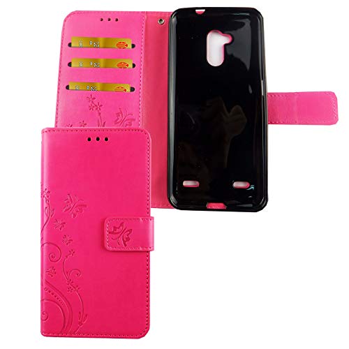 König Design Handyhülle Kompatibel mit Nokia 8.1 / Nokia X7 | Pink | Nokia-8-1-Schutz-Hülle | Klapphülle-Nokia-8-1 | mit Kartenfach König Design Handyhülle Kompatibel mit Nokia 8.1 / Nokia X7 | Pink | Nokia-8-1-Schutz-Hülle | Klapphülle-Nokia-8-1 | mit Kartenfach von König Design