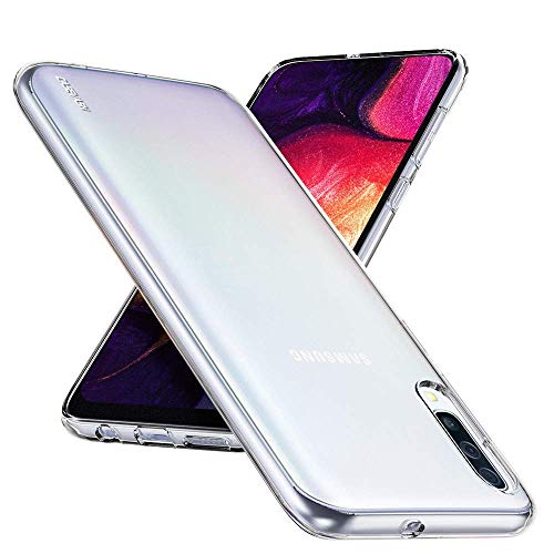 König Design Handyhülle Kompatibel mit Samsung Galaxy A30s durchsichtige Schutz-Hülle Transparent Silikon Slim Case Plastik Cover durchsichtig von König Design