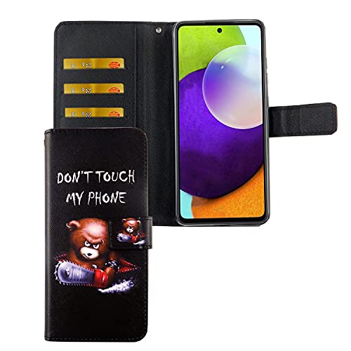 König Design Handyhülle Kompatibel mit Samsung Galaxy A72 5G | Don't Touch My Phone | Schutz-Hülle | Klapphülle | mit Kartenfach König Design Handyhülle Kompatibel mit Samsung Galaxy A72 5G | Don't Touch My Phone | Schutz-Hülle | Klapphülle | mit Kartenfach von König Design