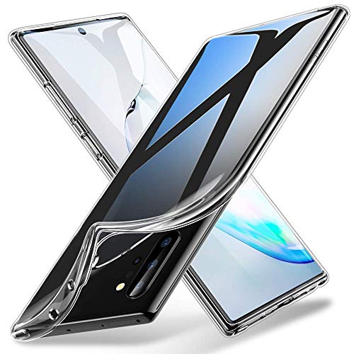 König Design Handyhülle Kompatibel mit Samsung Galaxy Note 10 Plus durchsichtige Schutz-Hülle Transparent Silikon Slim Case Plastik Cover durchsichtig von König Design