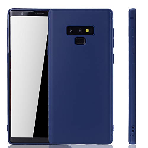 König Design Handyhülle Kompatibel mit Samsung Galaxy Note 9 Schutz-Case Tasche Bumper Back-Cover Silikon-Etui Matt Blau König Design Handyhülle Kompatibel mit Samsung Galaxy Note 9 Schutz-Case Tasche Bumper Back-Cover Silikon-Etui Matt Blau von König Design