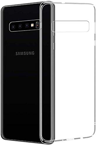 König Design Handyhülle Kompatibel mit Samsung Galaxy S10 durchsichtige Schutz-Hülle Transparent Silikon Slim Case Plastik Cover durchsichtig von König Design
