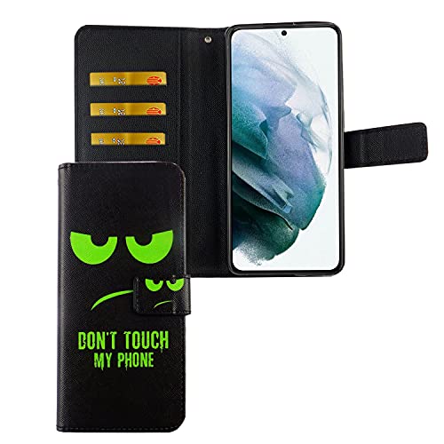 König Design Handyhülle Kompatibel mit Samsung Galaxy S21 | Don't Touch My Phone | Schutz-Hülle | Klapphülle | mit Kartenfach König Design Handyhülle Kompatibel mit Samsung Galaxy S21 | Don't Touch My Phone | Schutz-Hülle | Klapphülle | mit Kartenfach von König Design