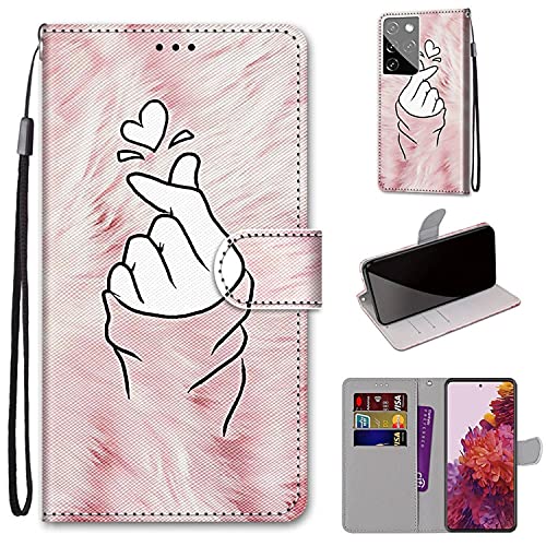 König Design Handyhülle Kompatibel mit Samsung Galaxy S21 Ultra | Hand Rose |Schutz-Hülle | Klapphülle mit Kartenfach König Design Handyhülle Kompatibel mit Samsung Galaxy S21 Ultra | Hand Rose |Schutz-Hülle | Klapphülle mit Kartenfach von König Design
