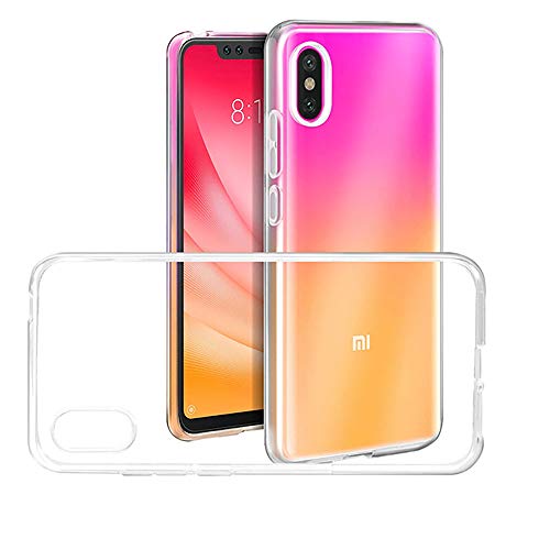 König Design Handyhülle Kompatibel mit Xiaomi Mi 8 Pro durchsichtige Schutz-Hülle Transparent Silikon Slim Case Plastik Cover durchsichtig von König Design