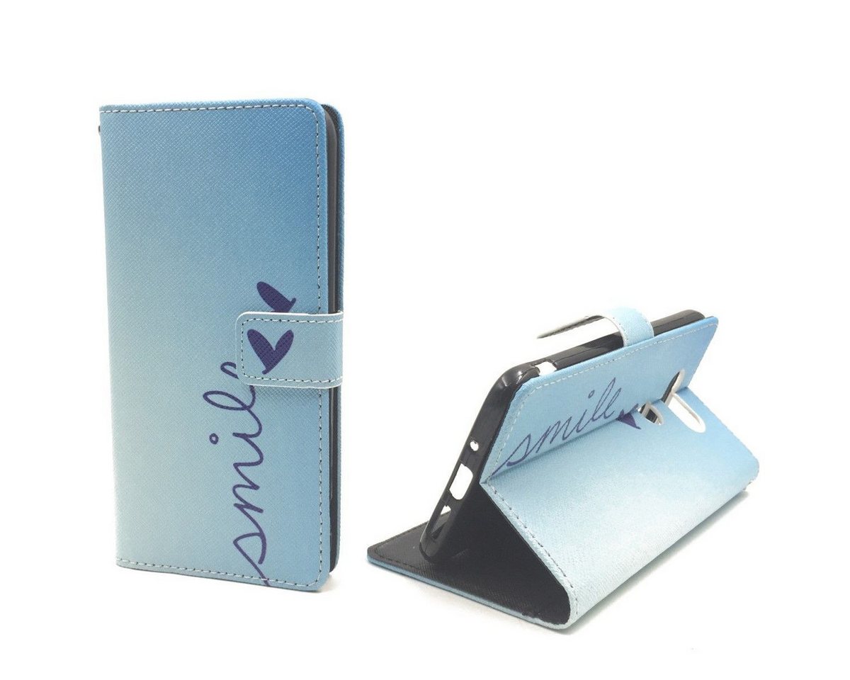 König Design Handyhülle LG G5, LG G5 Handyhülle Bookcover Blau von König Design