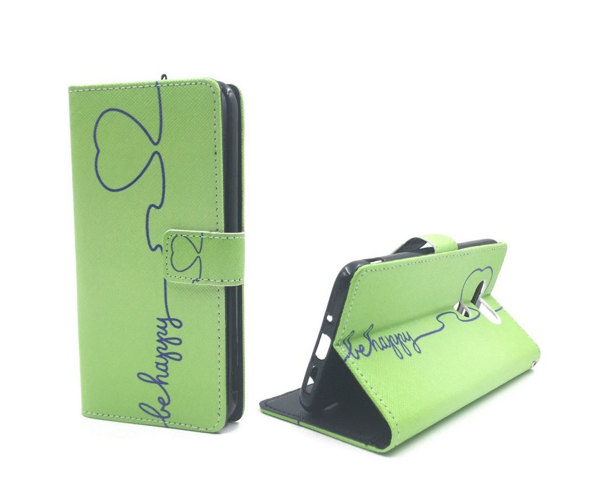 König Design Handyhülle LG G5, LG G5 Handyhülle Bookcover Grün von König Design