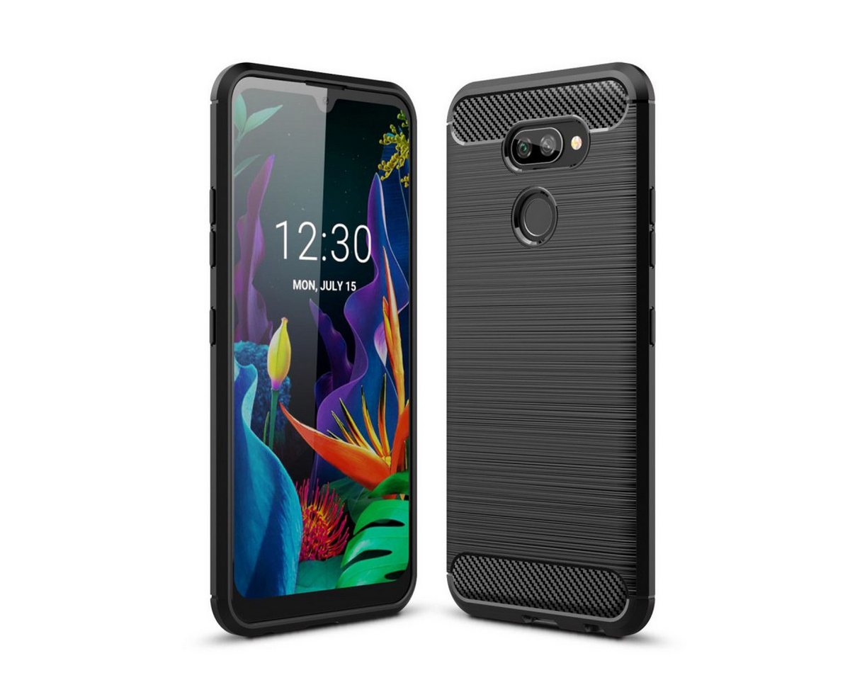 König Design Handyhülle LG K40S, LG K40S Handyhülle Carbon Optik Backcover Schwarz König Design Handyhülle LG K40S, LG K40S Handyhülle Carbon Optik Backcover Schwarz von König Design