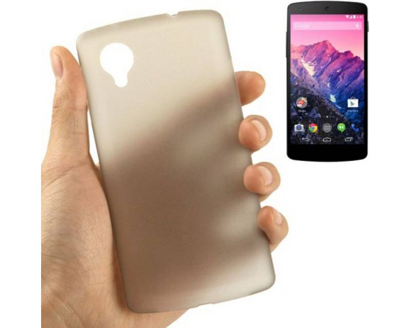 König Design Handyhülle LG Nexus 5, LG Nexus 5 Handyhülle Backcover Grau von König Design