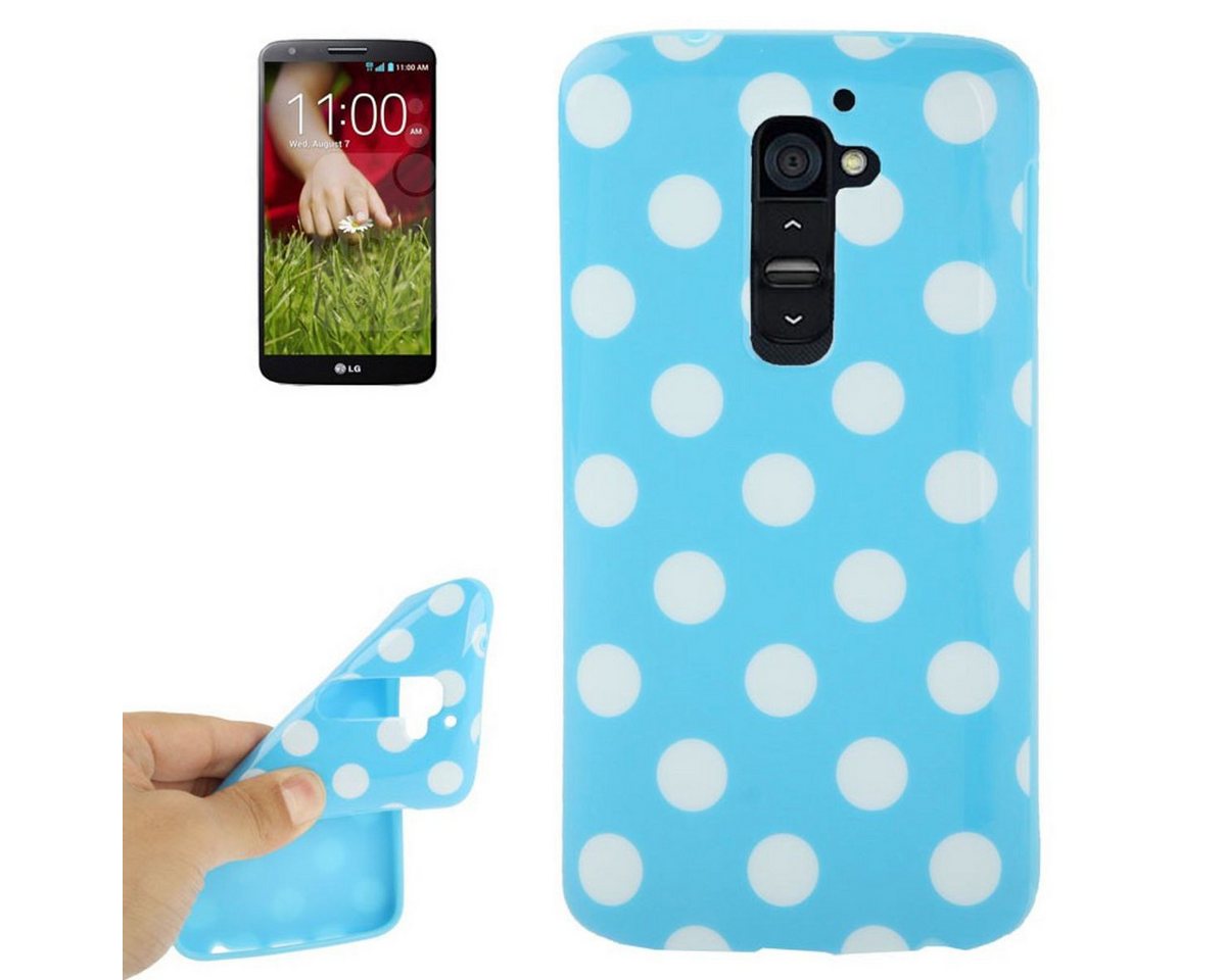 König Design Handyhülle LG Optimus G2, LG Optimus G2 Handyhülle Backcover Blau von König Design