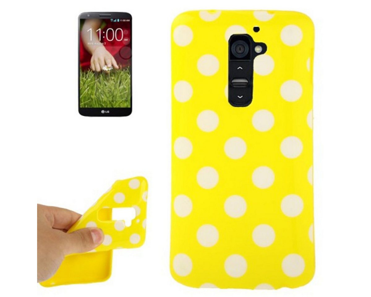 König Design Handyhülle LG Optimus G2, LG Optimus G2 Handyhülle Backcover Gelb von König Design