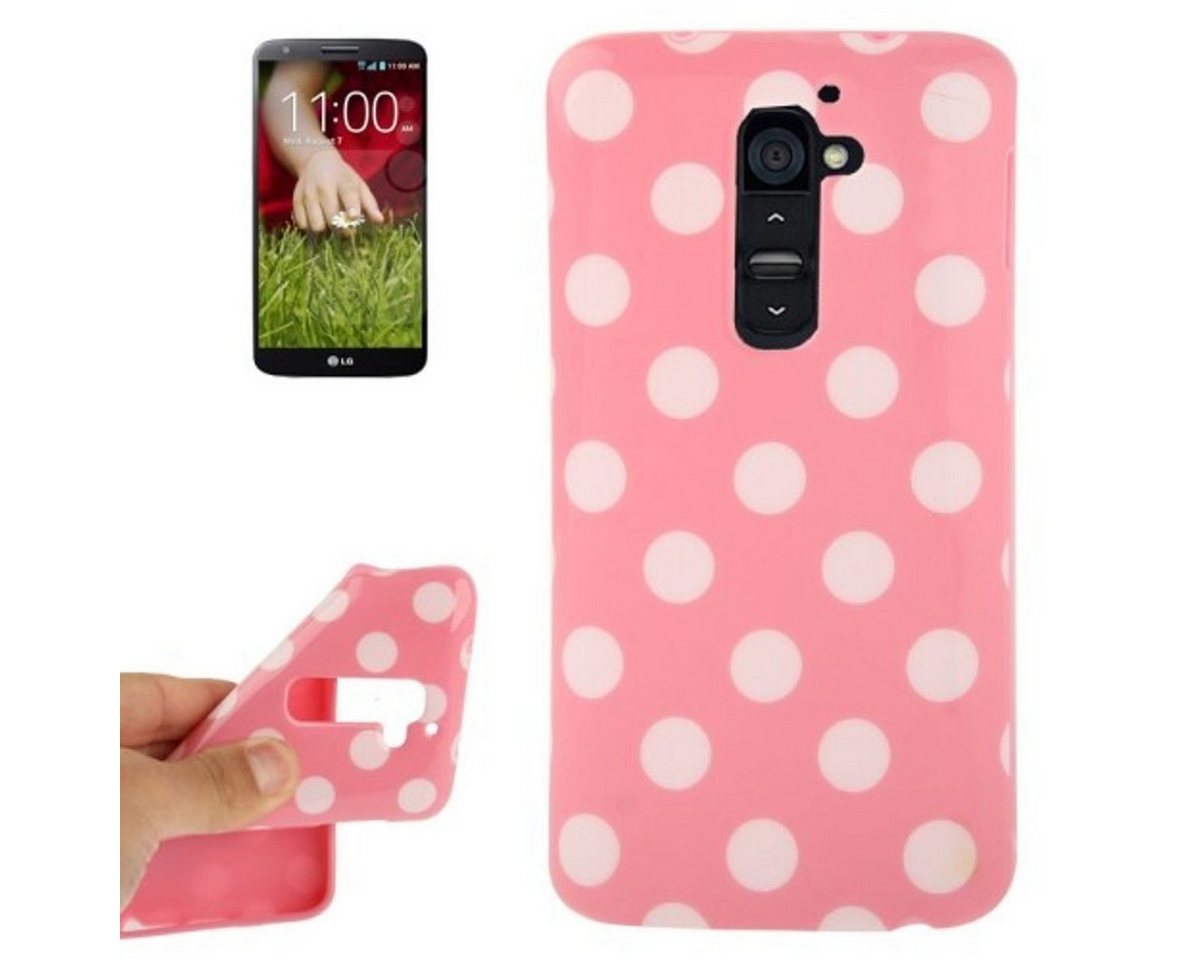 König Design Handyhülle LG Optimus G2, LG Optimus G2 Handyhülle Backcover Rosa von König Design