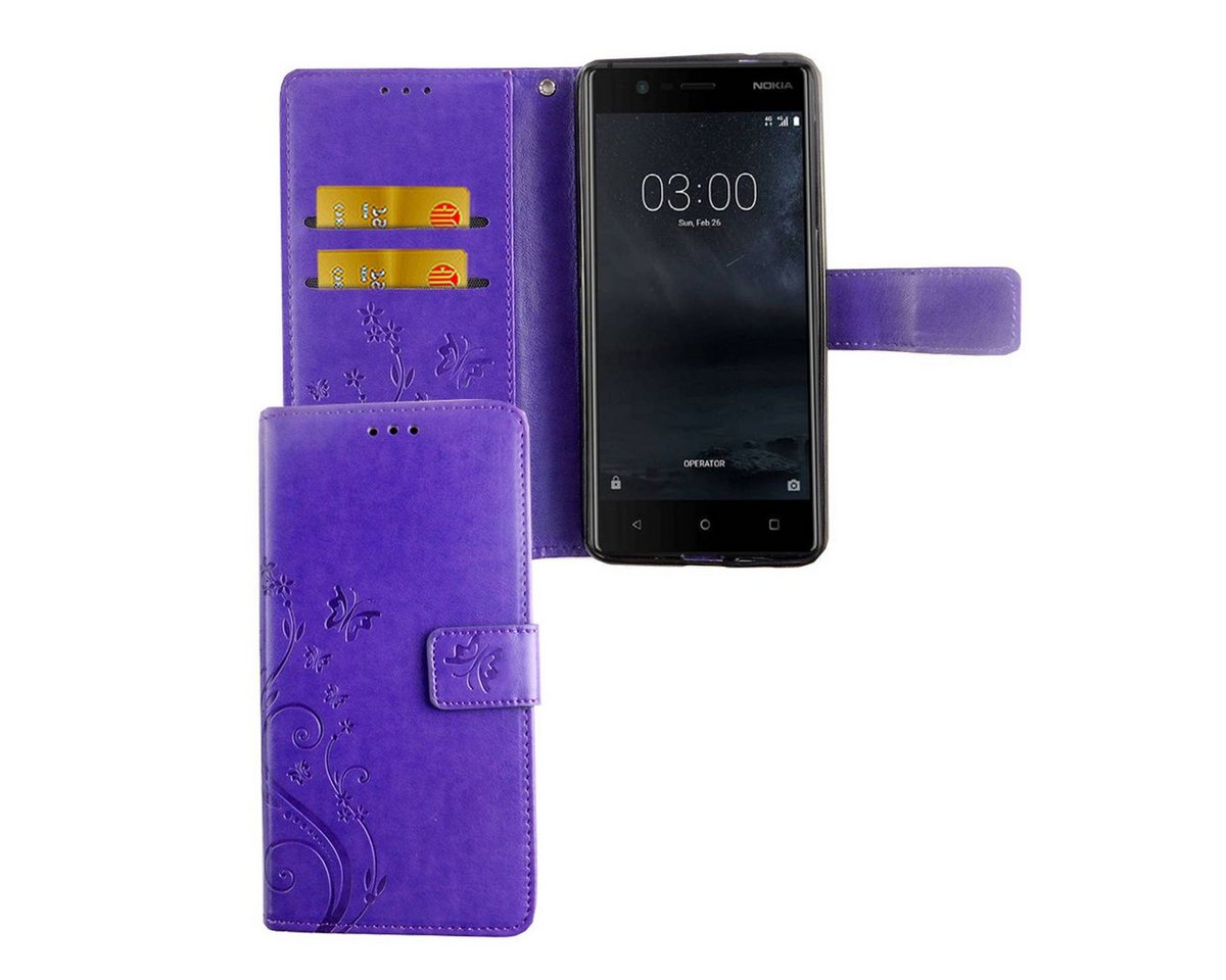 König Design Handyhülle Nokia 3.1, Nokia 3.1 Handyhülle Bookcover Violett König Design Handyhülle Nokia 3.1, Nokia 3.1 Handyhülle Bookcover Violett von König Design