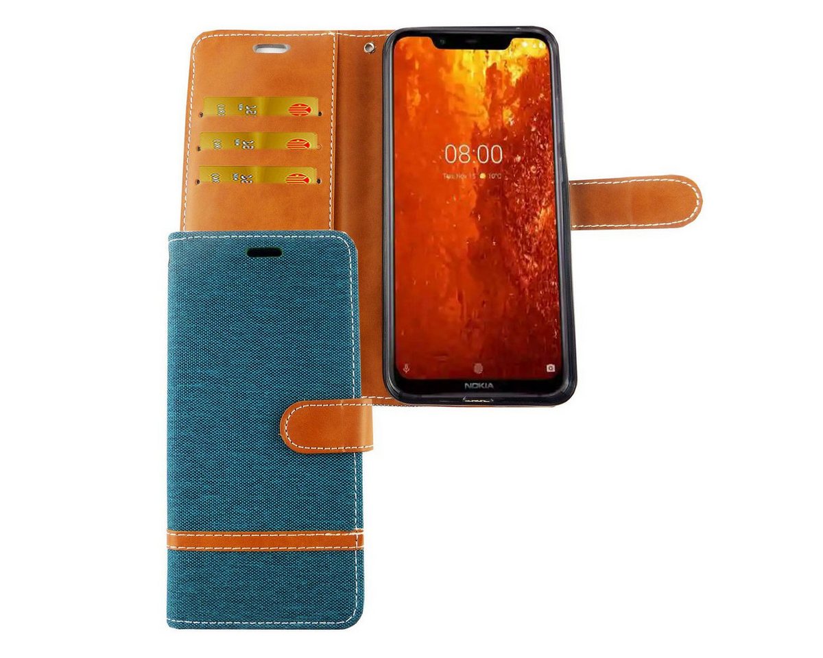 König Design Handyhülle Nokia 8.1, Nokia 8.1 Handyhülle Bookcover Grün König Design Handyhülle Nokia 8.1, Nokia 8.1 Handyhülle Bookcover Grün von König Design