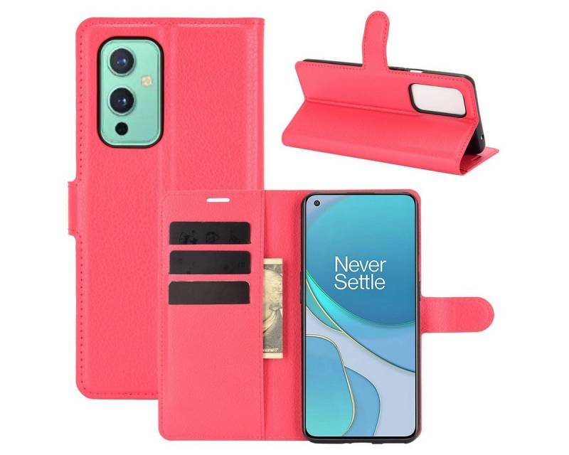 König Design Handyhülle OnePlus 9, Schutzhülle Schutztasche Case Cover Etuis Wallet Klapptasche Bookstyle von König Design