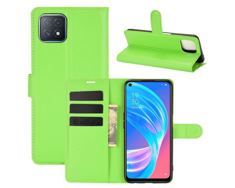 König Design Handyhülle Oppo A72 / A73, Schutzhülle Schutztasche Case Cover Etuis Wallet Klapptasche Bookstyle von König Design