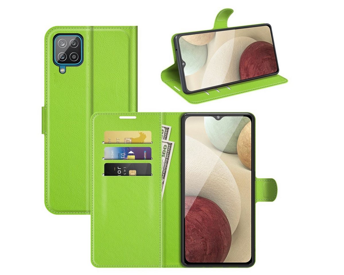 König Design Handyhülle Samsung Galaxy A22 4G, Schutzhülle Schutztasche Case Cover Etuis Wallet Klapptasche Bookstyle von König Design