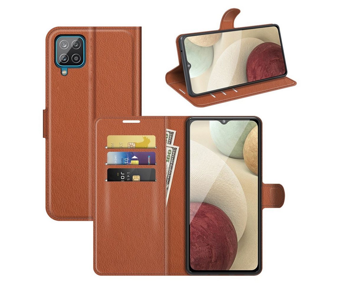 König Design Handyhülle Samsung Galaxy A22 4G, Schutzhülle Schutztasche Case Cover Etuis Wallet Klapptasche Bookstyle von König Design