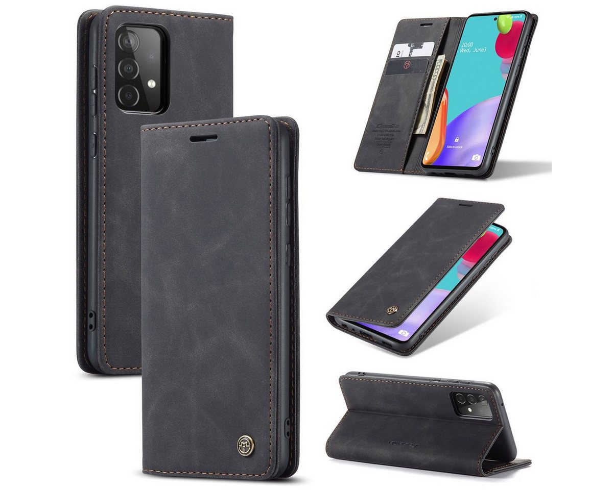 König Design Handyhülle Samsung Galaxy A52 4G / 5G / A52s, Schutzhülle Schutztasche Case Cover Etuis Wallet Klapptasche Bookstyle König Design Handyhülle Samsung Galaxy A52 4G / 5G / A52s, Schutzhülle Schutztasche Case Cover Etuis Wallet Klapptasche Bookstyle von König Design