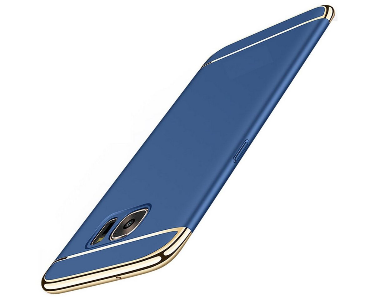 König Design Handyhülle Samsung Galaxy A8 (2018), Samsung Galaxy A8 (2018) Handyhülle Backcover Blau von König Design
