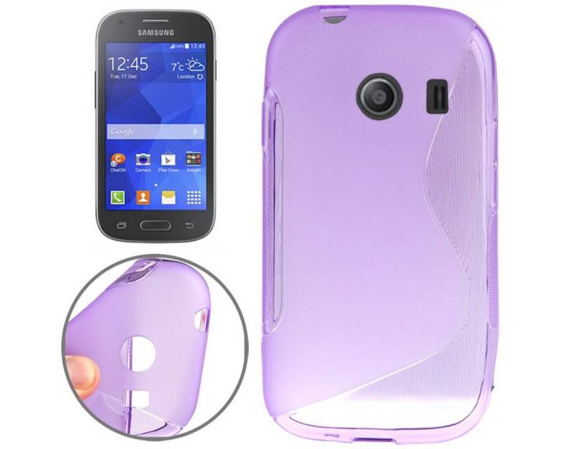 König Design Handyhülle Samsung Galaxy Ace Style, Samsung Galaxy Ace Style Handyhülle Backcover Violett von König Design