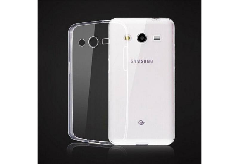 König Design Handyhülle Samsung Galaxy Core 2, Samsung Galaxy Core 2 Handyhülle Ultra Dünn Bumper Backcover Transparent von König Design