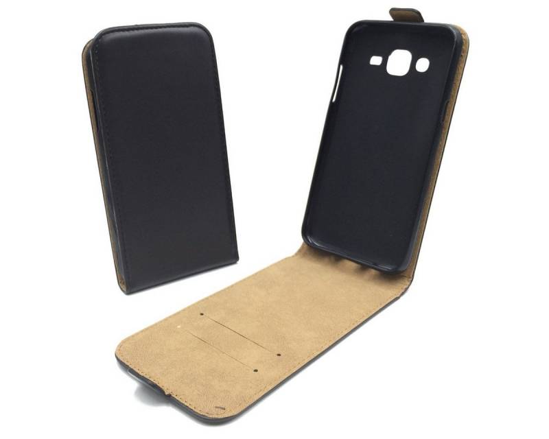 König Design Handyhülle Samsung Galaxy J5 (2015), Samsung Galaxy J5 (2015) Handyhülle Backcover Schwarz von König Design