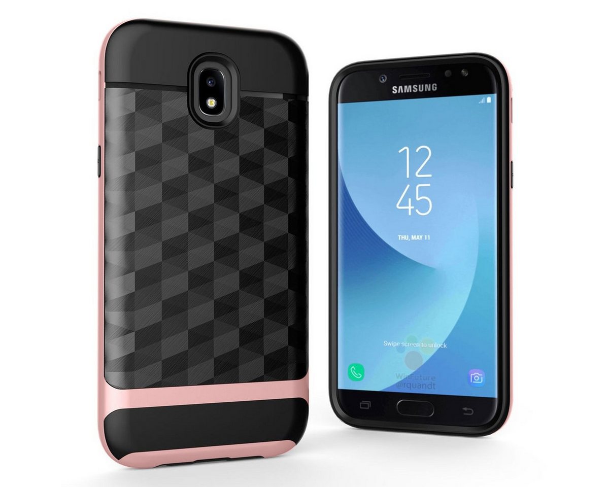 König Design Handyhülle Samsung Galaxy J5 (2017), Samsung Galaxy J5 (2017) Handyhülle Backcover Rosa von König Design