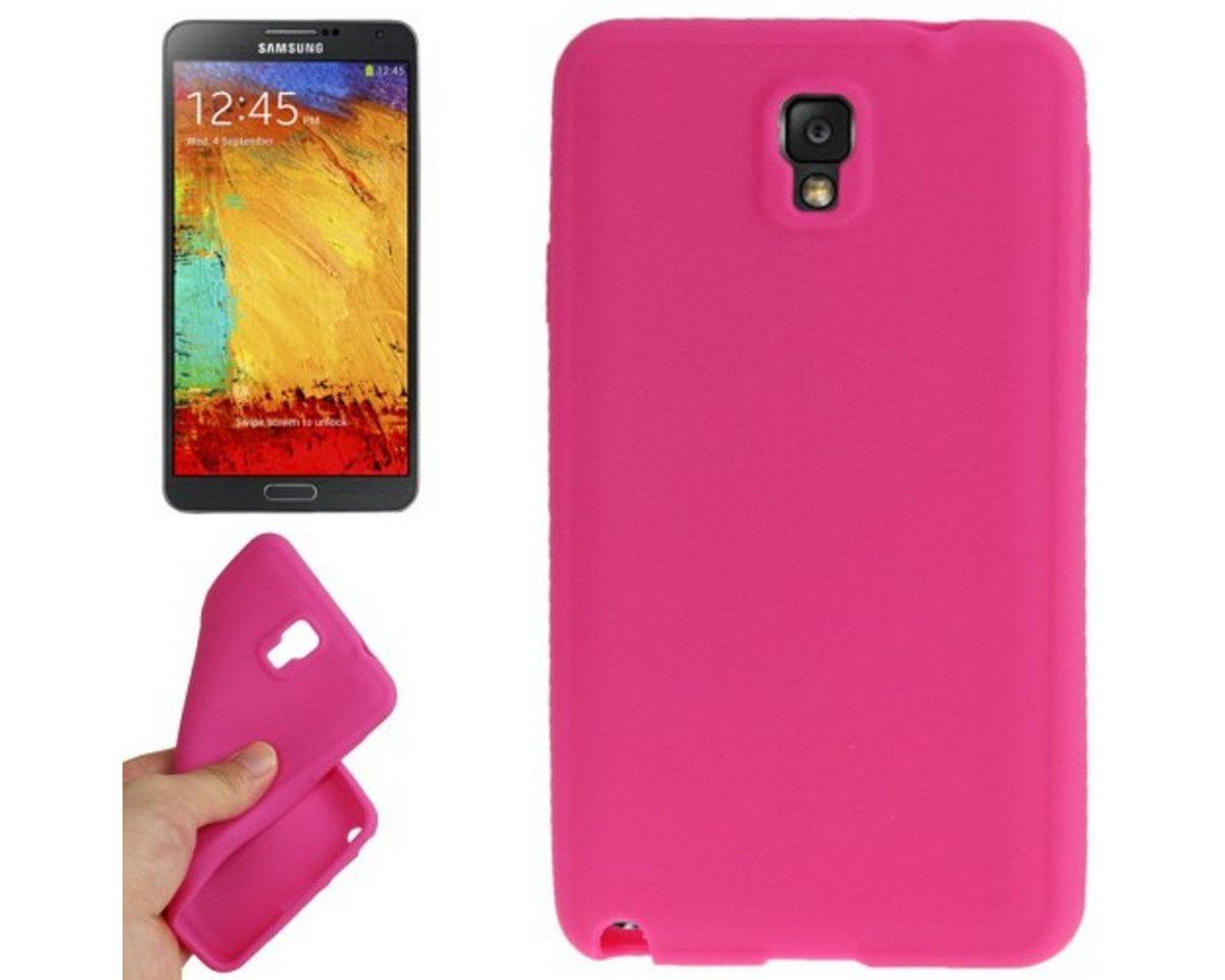 König Design Handyhülle Samsung Galaxy Note 3, Samsung Galaxy Note 3 Handyhülle Backcover Rosa von König Design