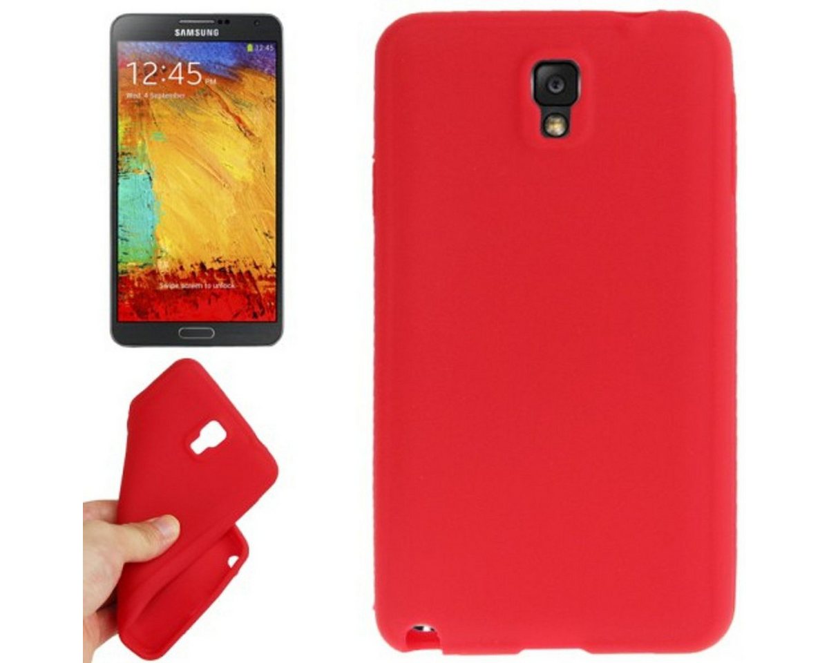 König Design Handyhülle Samsung Galaxy Note 3, Samsung Galaxy Note 3 Handyhülle Backcover Rot von König Design