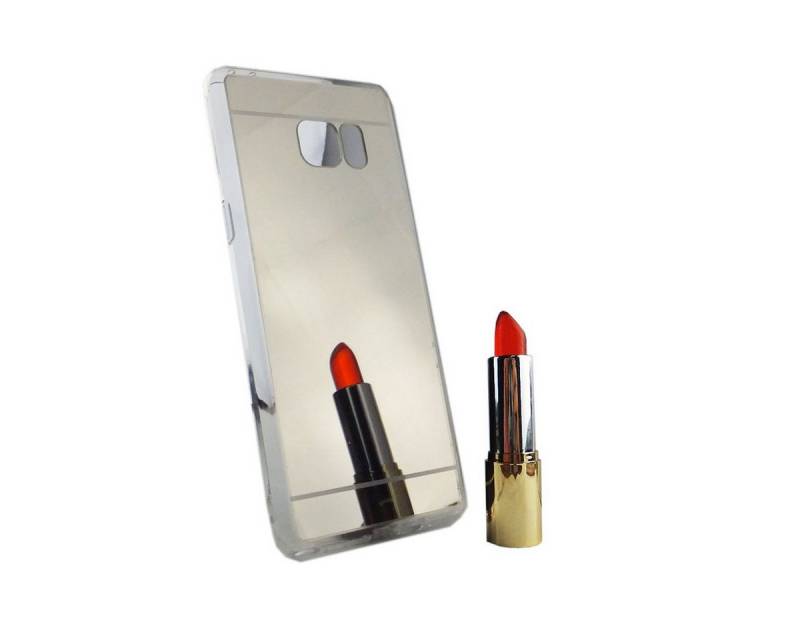 König Design Handyhülle Samsung Galaxy Note 7, Samsung Galaxy Note 7 Handyhülle Backcover Silber von König Design