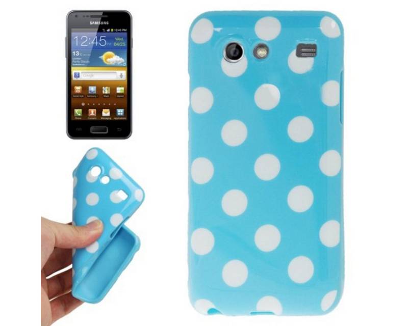 König Design Handyhülle Samsung Galaxy S Advance i9070, Samsung Galaxy S Advance i9070 Handyhülle Backcover Blau von König Design