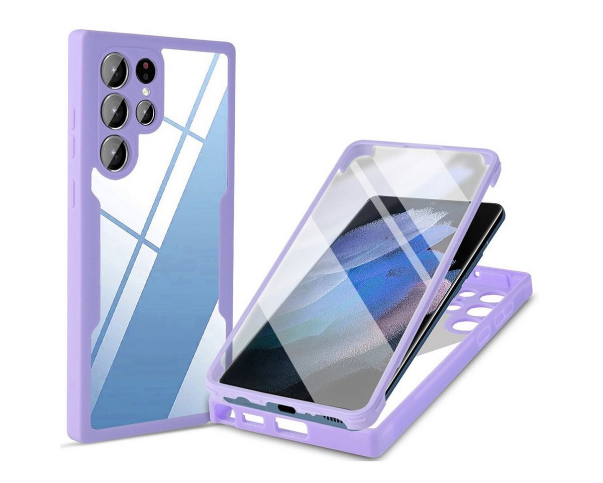 König Design Handyhülle Samsung Galaxy S22 Ultra 5G, Schutzhülle Schutztasche Case Cover Etuis 360 Grad König Design Handyhülle Samsung Galaxy S22 Ultra 5G, Schutzhülle Schutztasche Case Cover Etuis 360 Grad von König Design