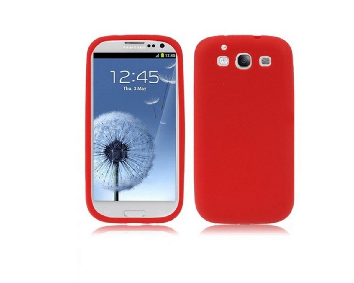 König Design Handyhülle Samsung Galaxy S3 / S3 NEO, Samsung Galaxy S3 / S3 NEO Handyhülle Backcover Rot von König Design