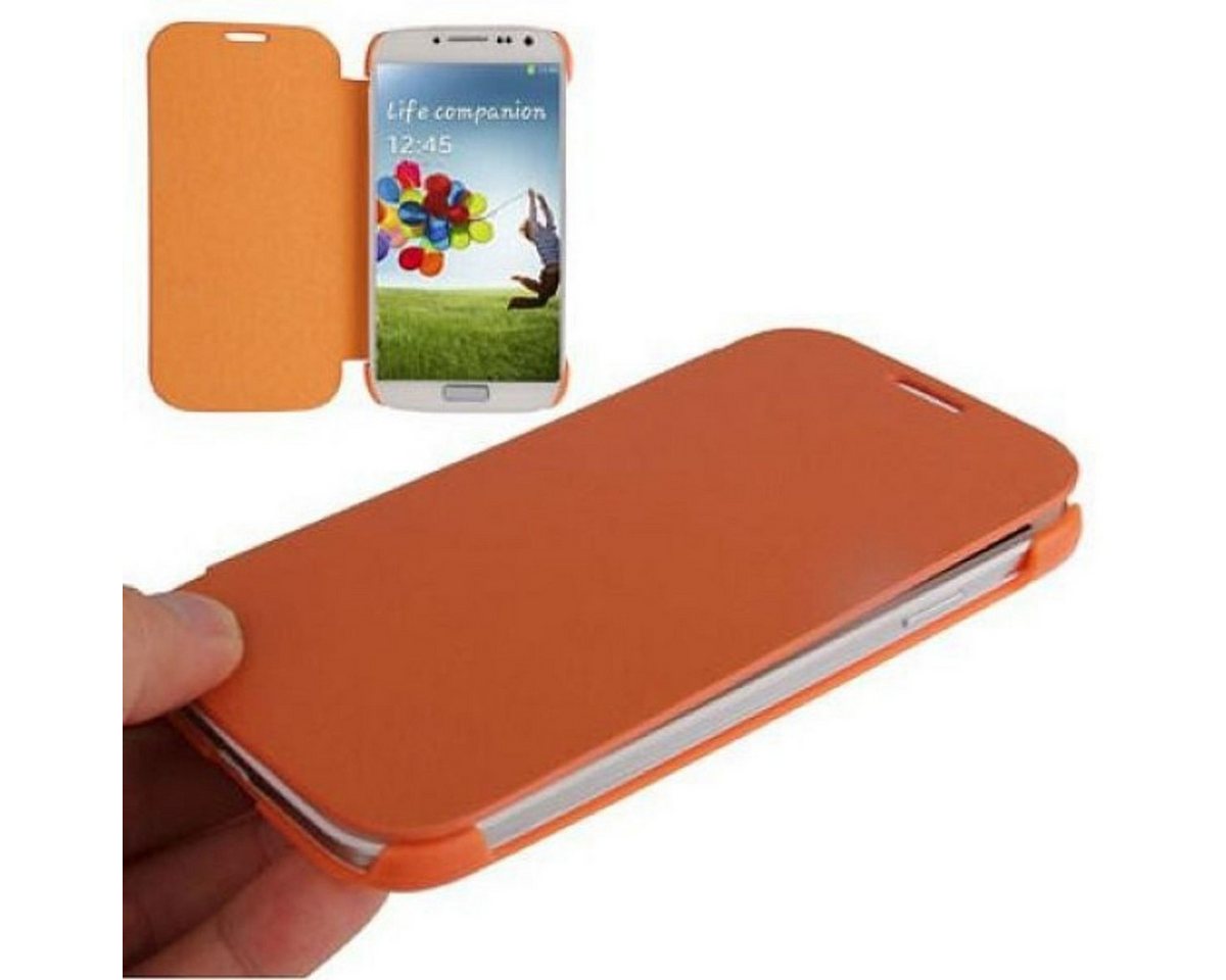 König Design Handyhülle Samsung Galaxy S4, Samsung Galaxy S4 Handyhülle Backcover Orange von König Design