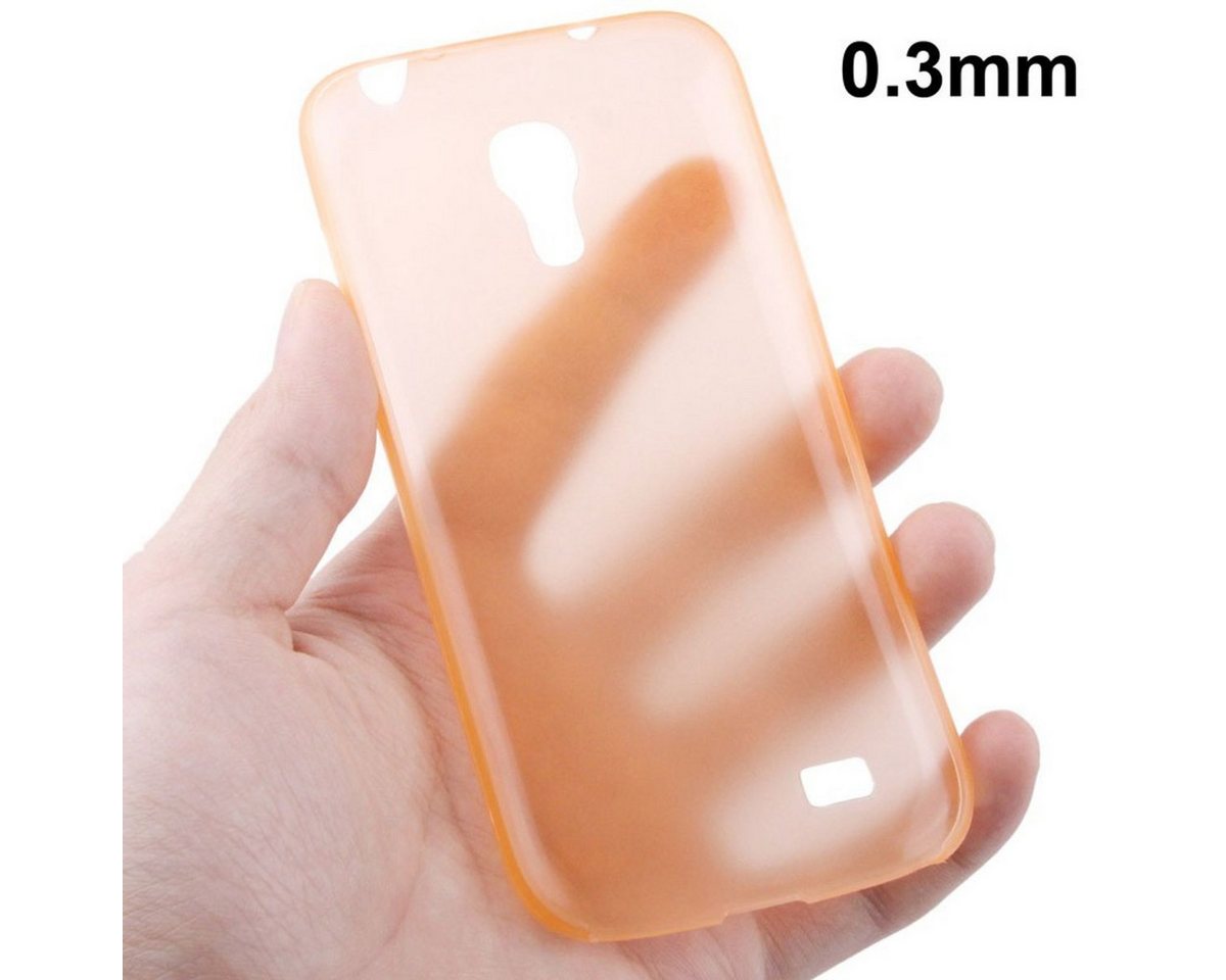 König Design Handyhülle Samsung Galaxy S4 Mini, Samsung Galaxy S4 Mini Handyhülle Backcover Orange von König Design