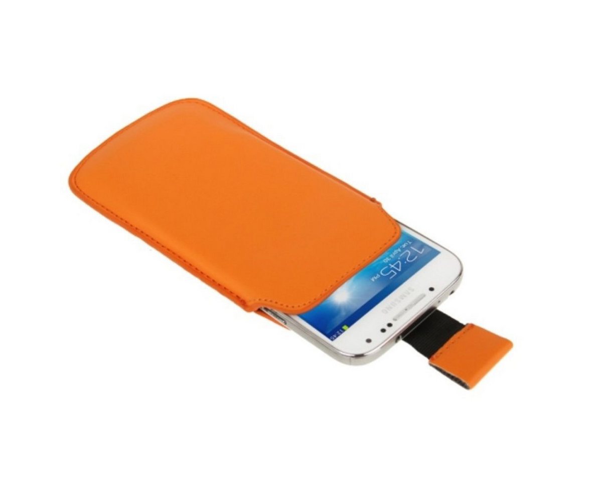 König Design Handyhülle Samsung Galaxy S4 Mini, Samsung Galaxy S4 Mini Handyhülle Backcover Orange von König Design