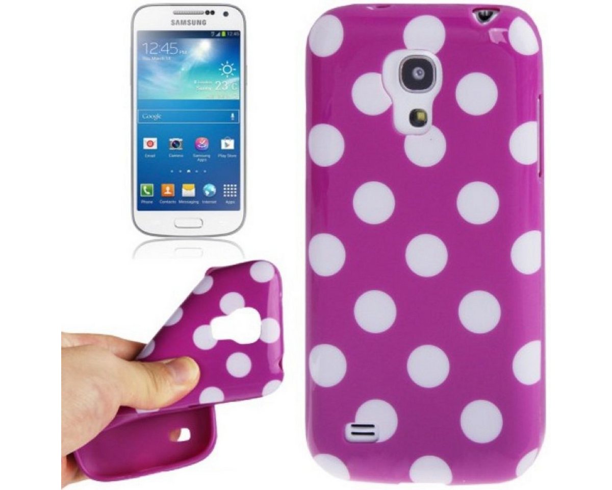 König Design Handyhülle Samsung Galaxy S4 Mini, Samsung Galaxy S4 Mini Handyhülle Backcover Violett von König Design