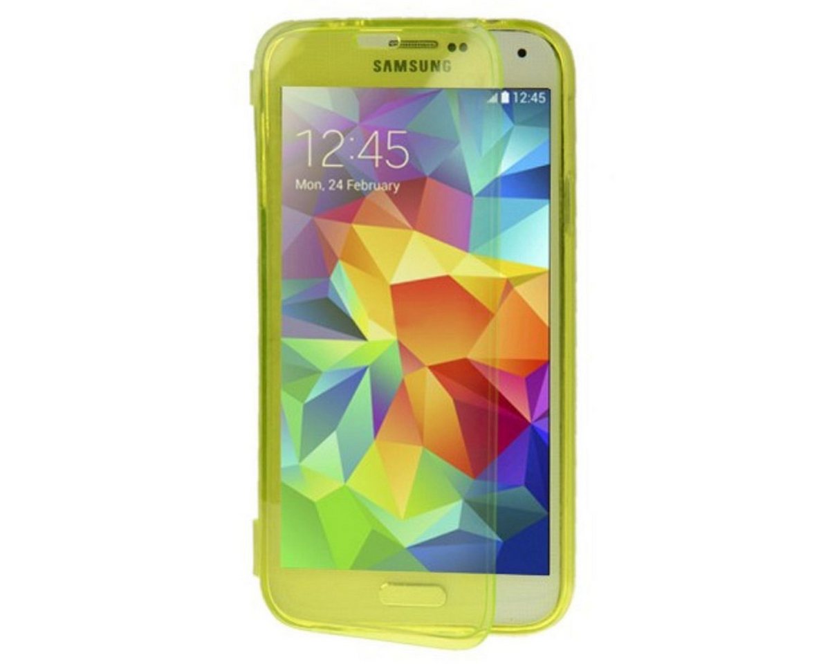 König Design Handyhülle Samsung Galaxy S5 / S5 Neo, Samsung Galaxy S5 / S5 Neo Handyhülle Backcover Gelb von König Design