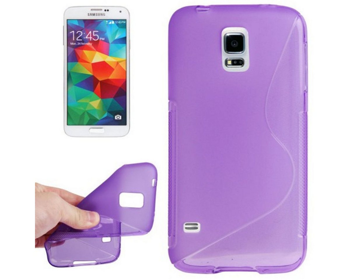 König Design Handyhülle Samsung Galaxy S5 Mini, Samsung Galaxy S5 Mini Handyhülle Backcover Violett von König Design