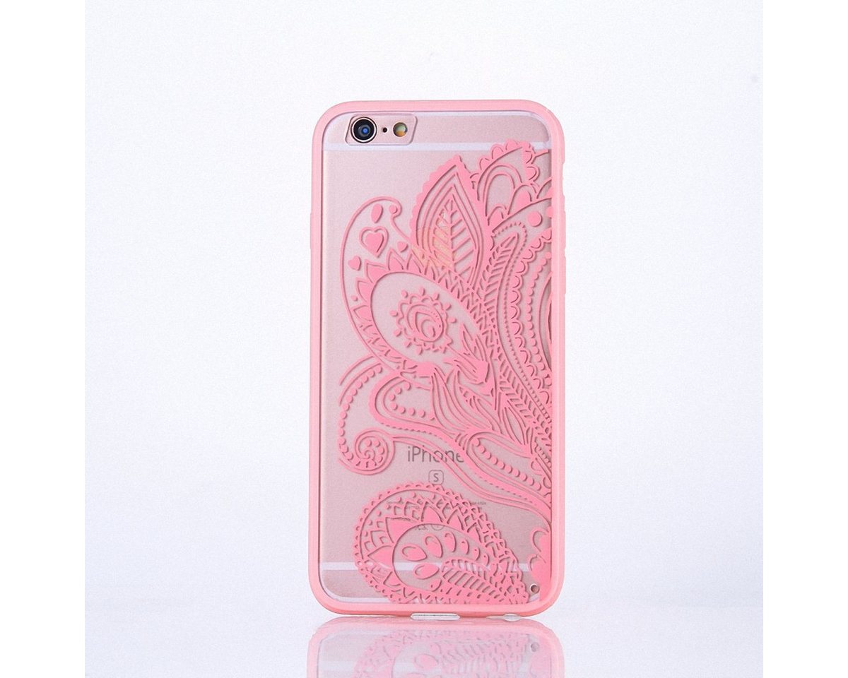 König Design Handyhülle Samsung Galaxy S6 Edge, Samsung Galaxy S6 Edge Handyhülle Backcover Rosa von König Design