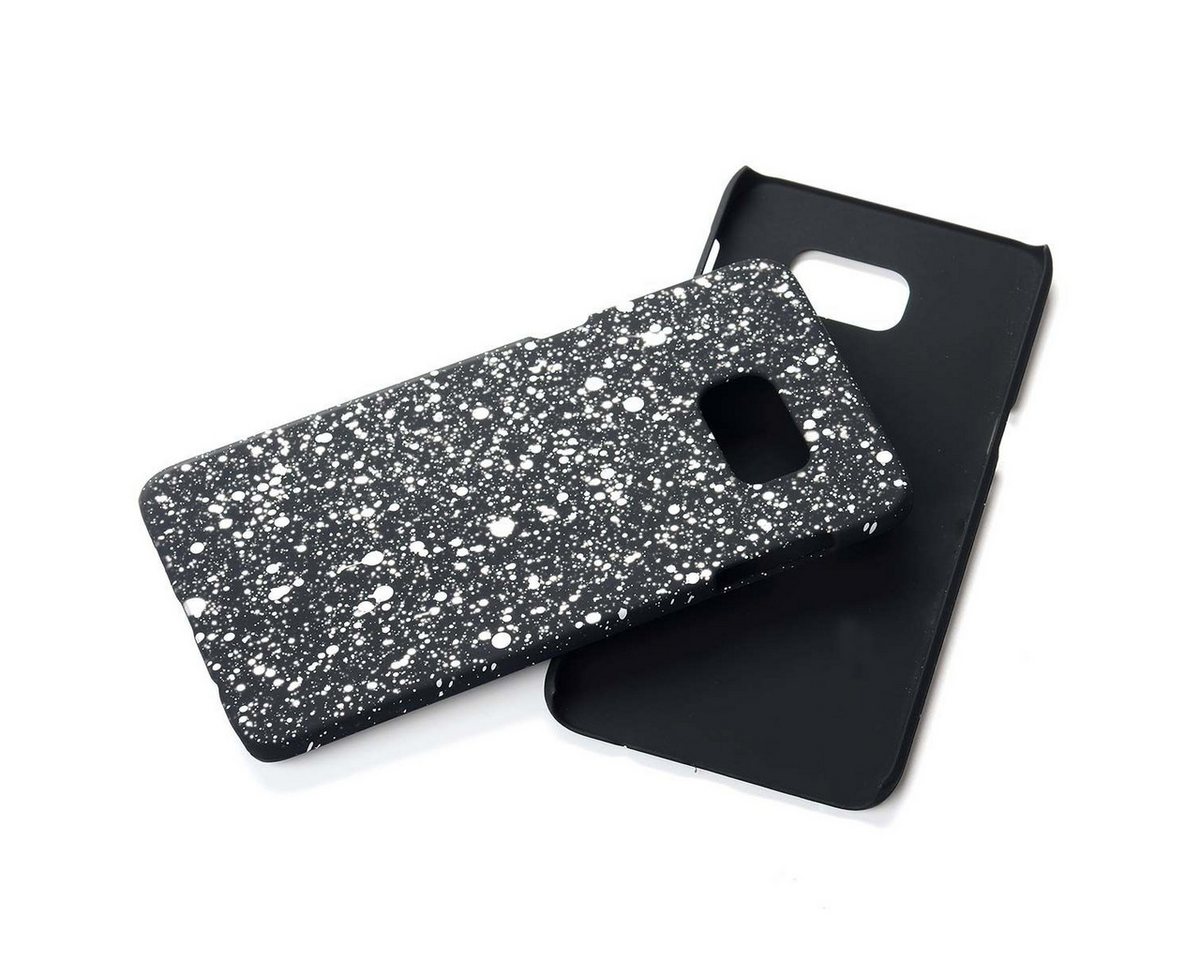 König Design Handyhülle Samsung Galaxy S6 Edge Plus, Samsung Galaxy S6 Edge Plus Handyhülle Backcover Schwarz von König Design