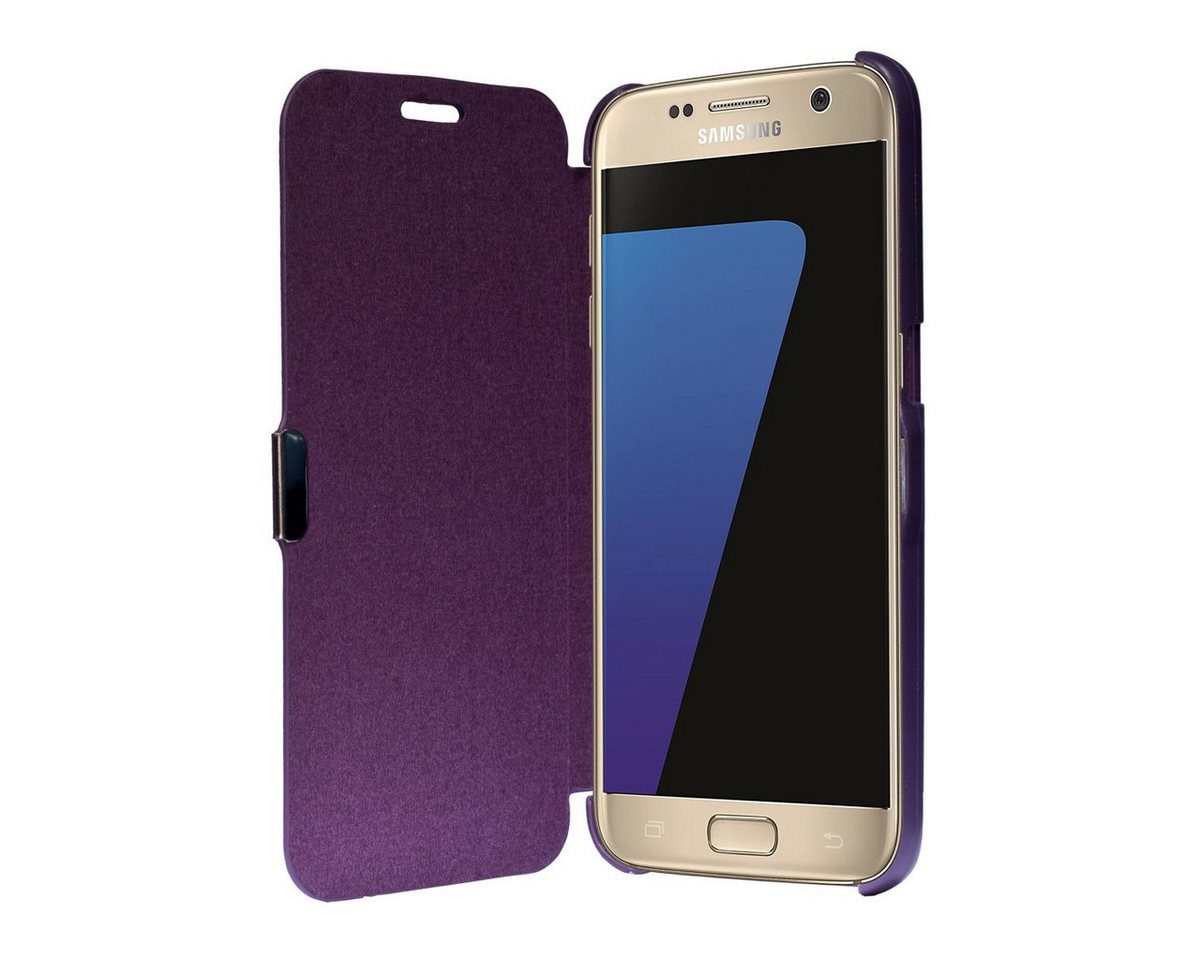 König Design Handyhülle Samsung Galaxy S7, Samsung Galaxy S7 Handyhülle Backcover Violett von König Design