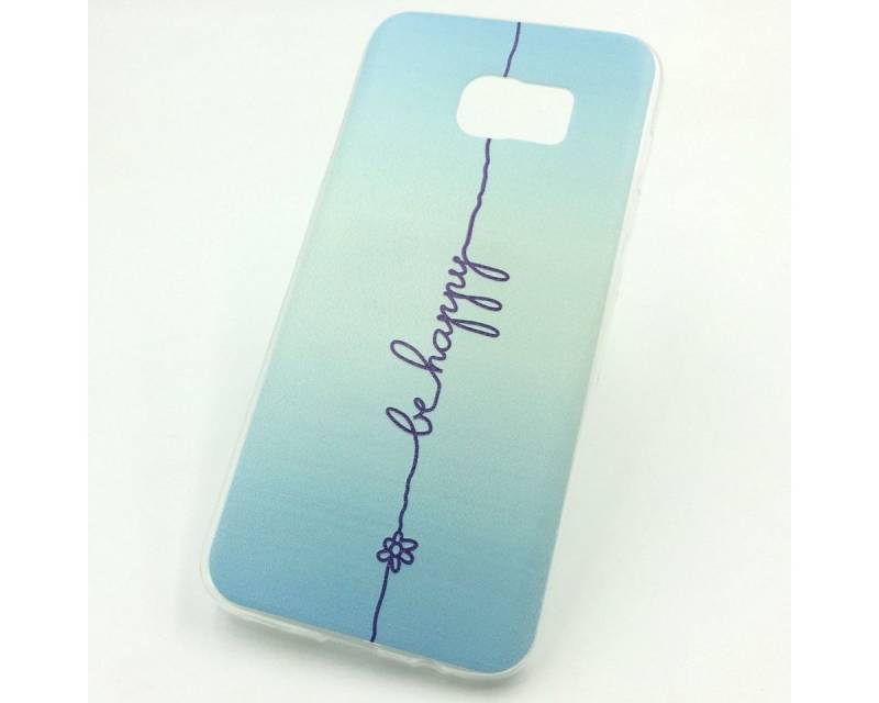 König Design Handyhülle Samsung Galaxy S7 Edge, Samsung Galaxy S7 Edge Handyhülle Backcover Blau von König Design