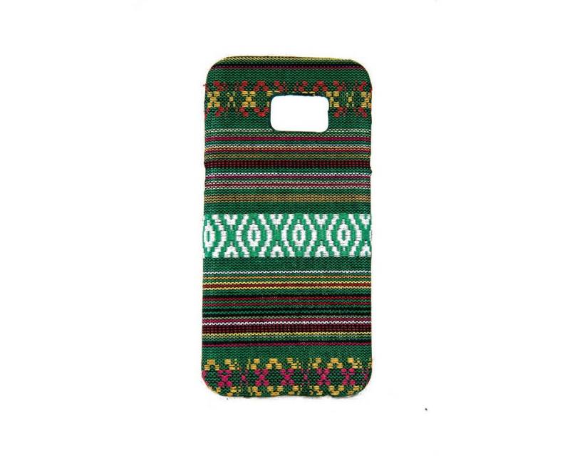 König Design Handyhülle Samsung Galaxy S7 Edge, Samsung Galaxy S7 Edge Handyhülle Backcover Grün von König Design