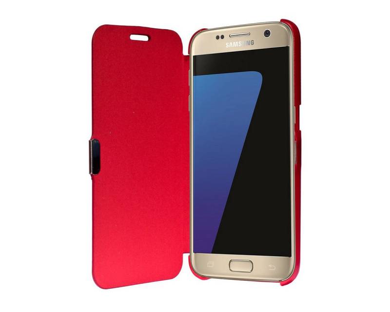 König Design Handyhülle Samsung Galaxy S7 Edge, Samsung Galaxy S7 Edge Handyhülle Backcover Rot von König Design